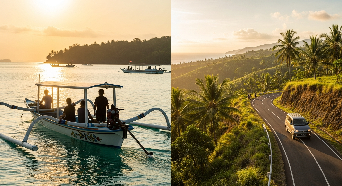 How to Get to Yoyo’s Surf Break from Lombok International Airport by Boat and Car